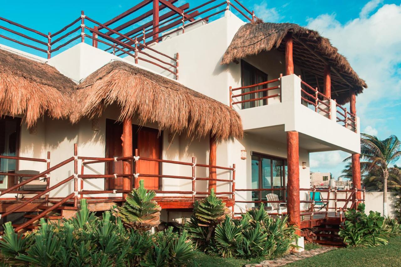 Villa With Ocean View, Pool, Restaurant And Rooftop Isla Mujeres Bagian luar foto