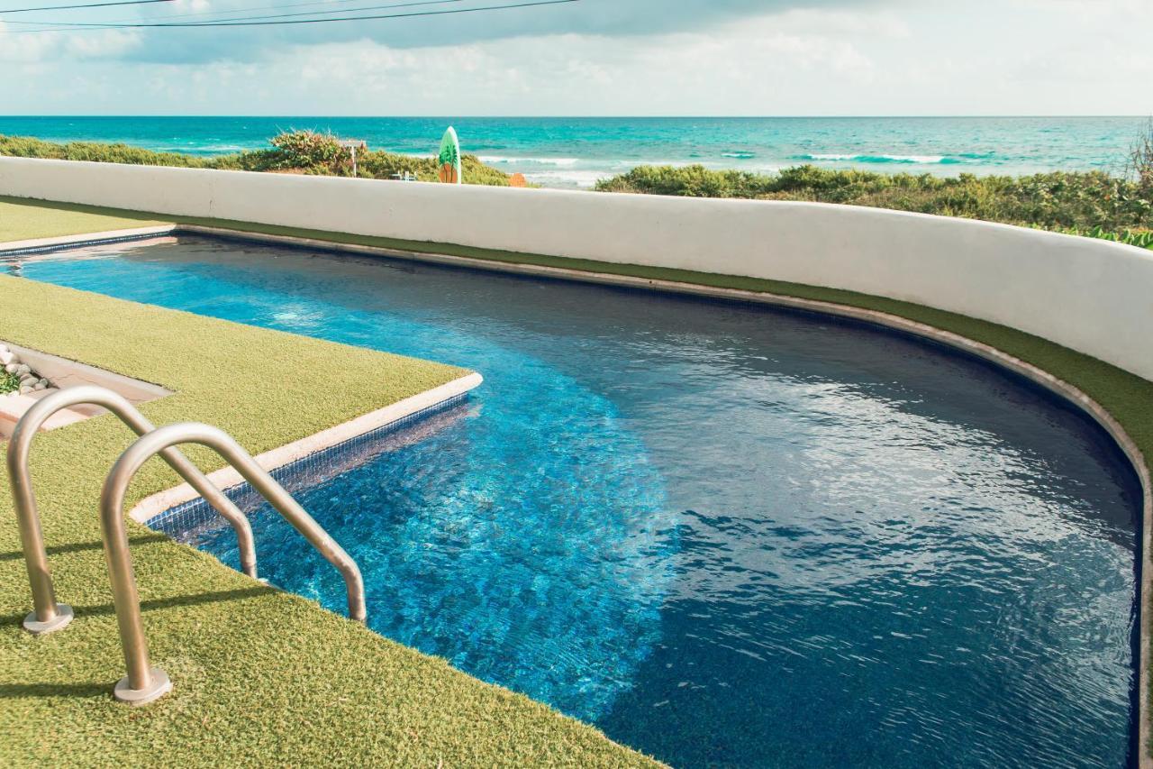 Villa With Ocean View, Pool, Restaurant And Rooftop Isla Mujeres Bagian luar foto