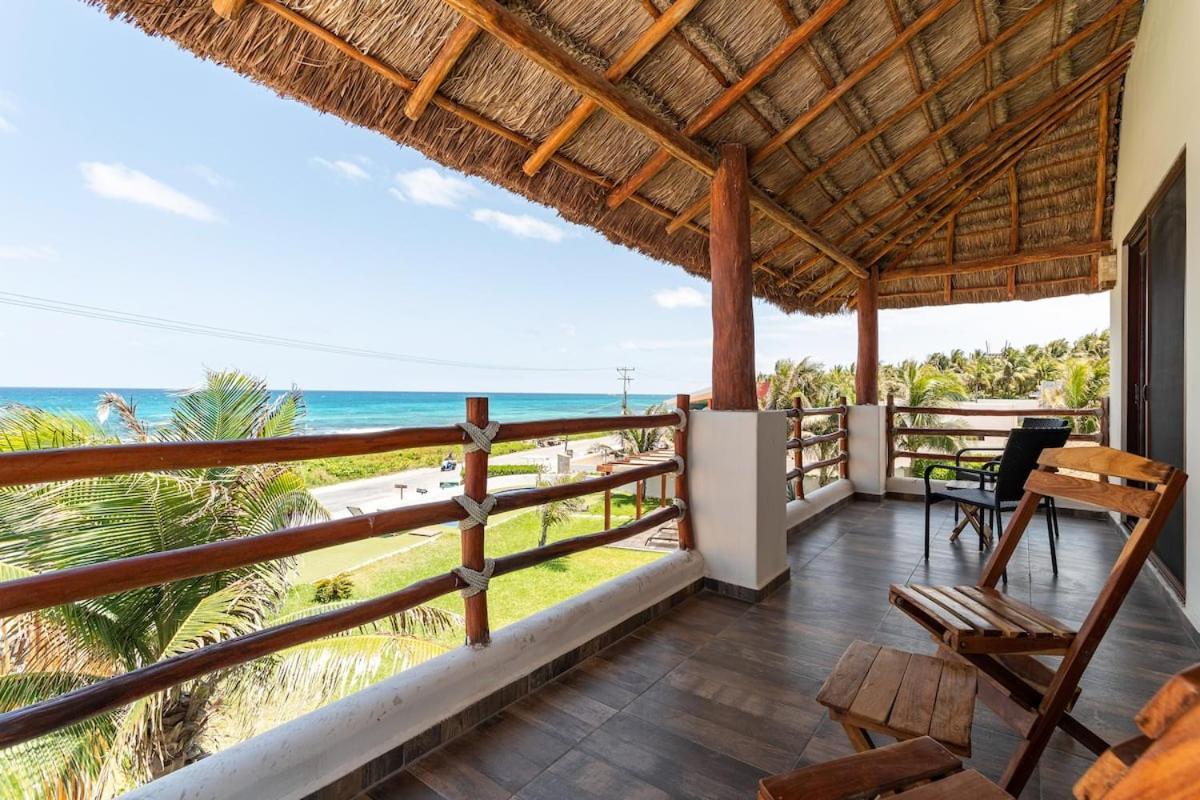 Villa With Ocean View, Pool, Restaurant And Rooftop Isla Mujeres Bagian luar foto